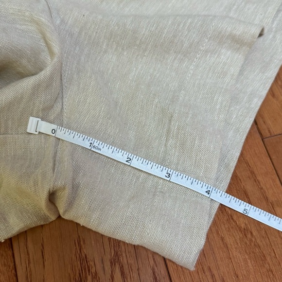 Gap 4" Mid Rise Easy Linen-Blend Pull-On Shorts Khaki Size XL - Picture 6 of 8